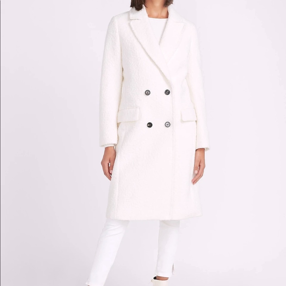Express Sherpa Double Breasted Coat